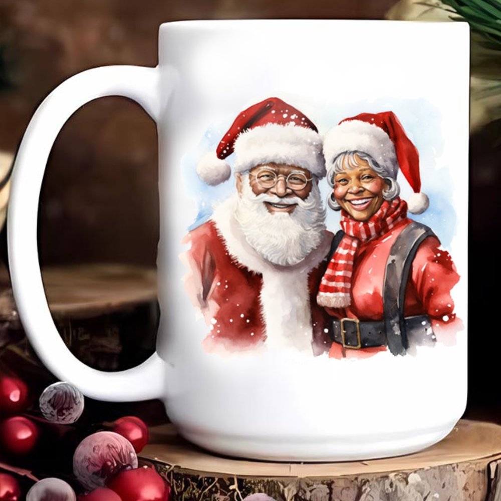 Mr. and Mrs. Claus Mug